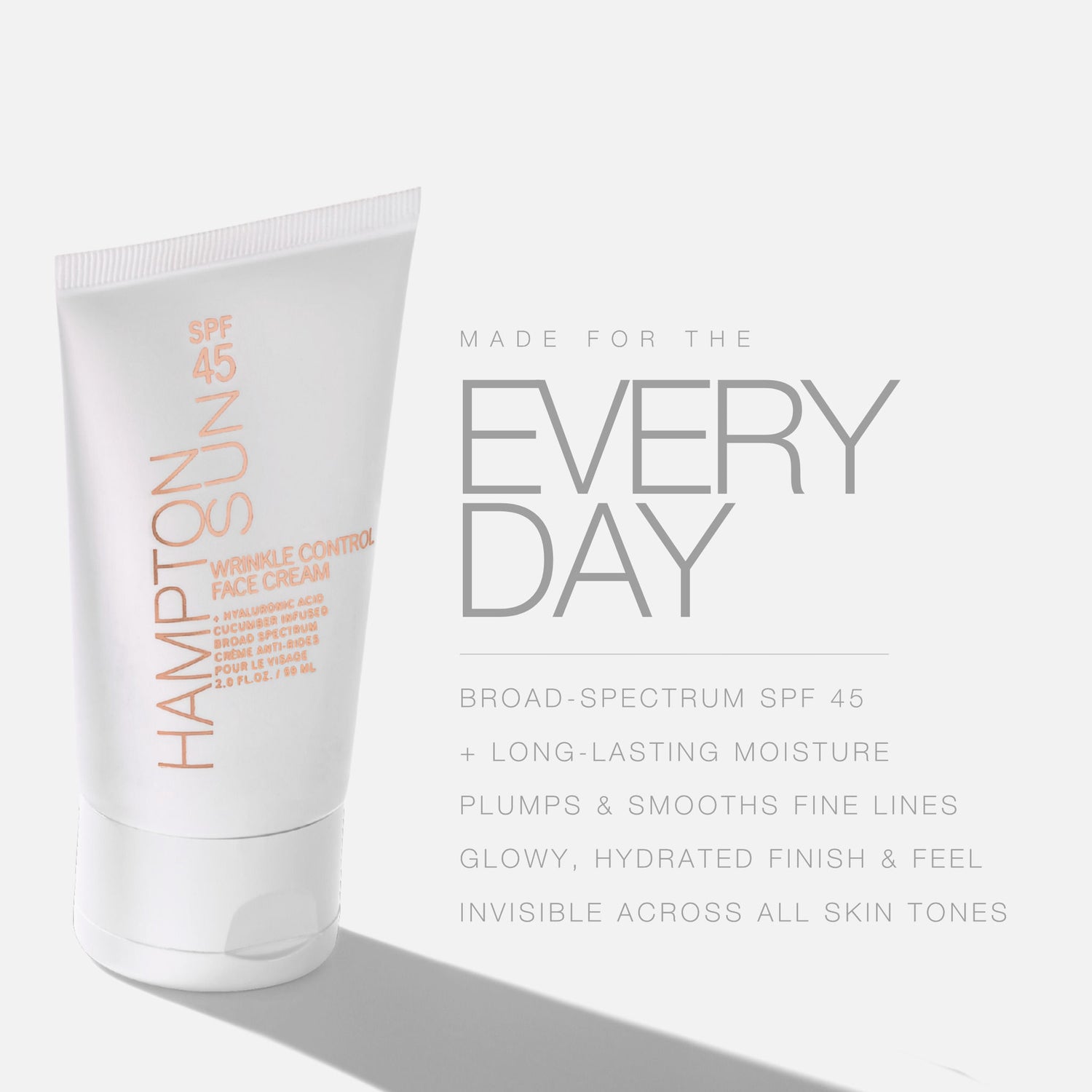 Information related to Hampton Sun Wrinkle Control Face Cream SPF 45