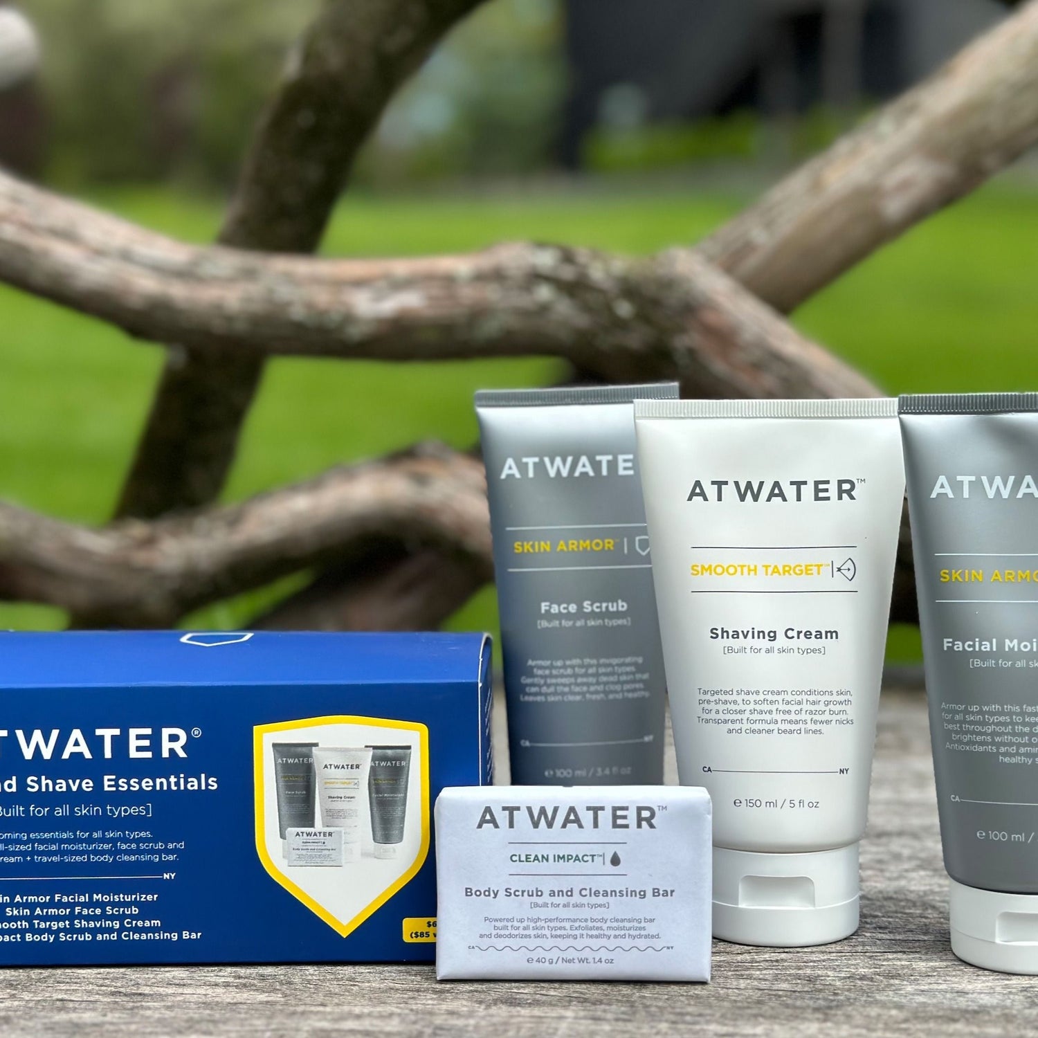 Lifestyle image of Atwater Skin and Shave Essentials (Limited Edition)