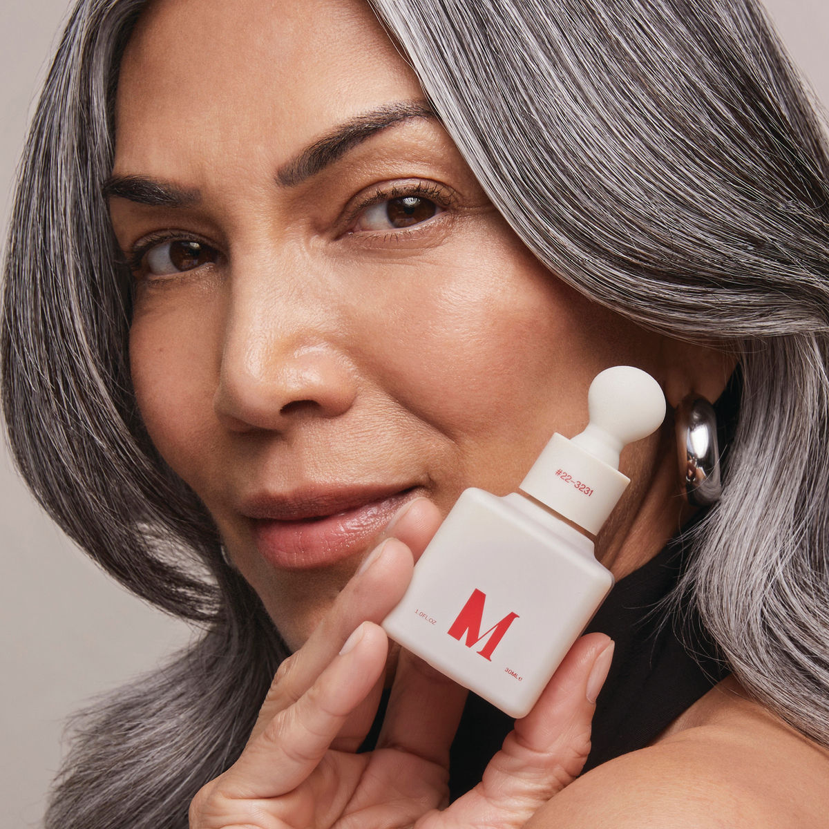 Model image of Dr. Diamond’s Metacine Instafacial Plasma Bioactive Growth Factor Serum