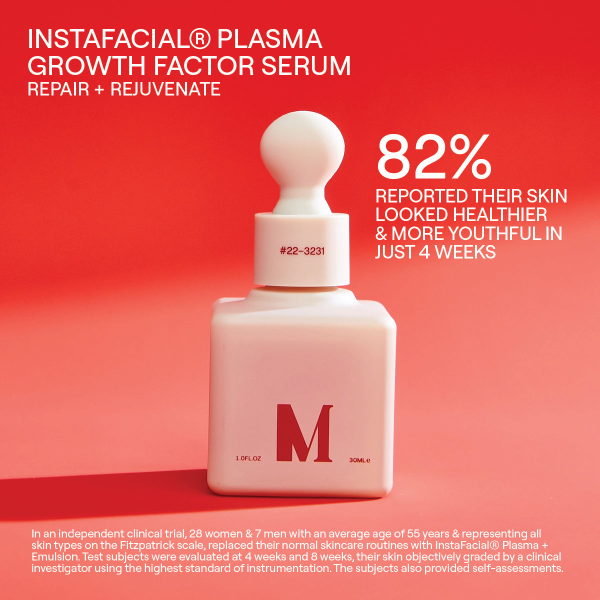 Information related to Dr. Diamond’s Metacine Instafacial Plasma Bioactive Growth Factor Serum