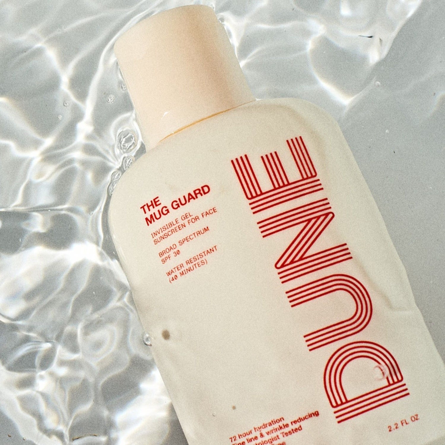 Lifestyle image of Dune The Mug Guard SPF 30