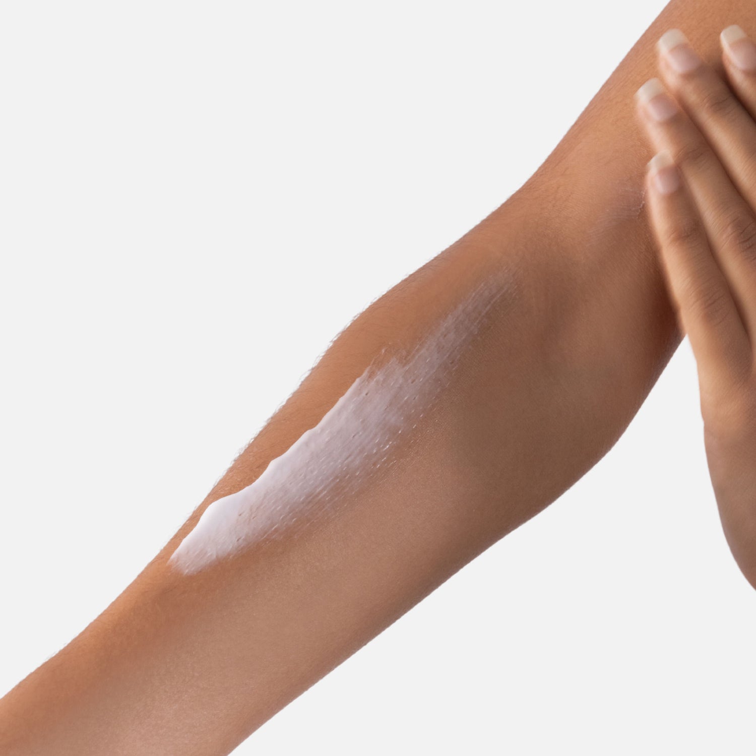 An arm swatch of Hampton Sun After Sun Body Lotion