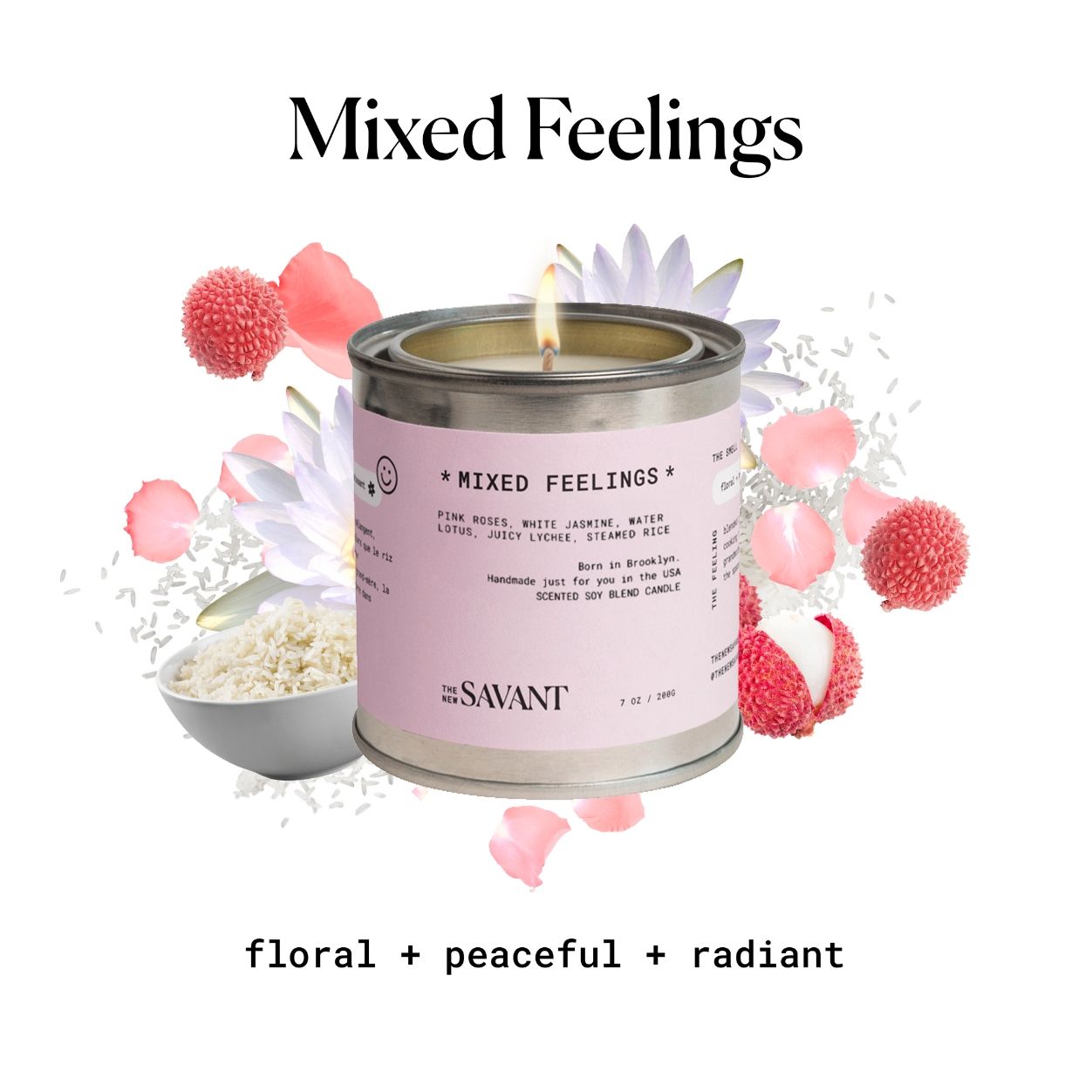 Swatch image of The New Savant Mixed Feelings Candle