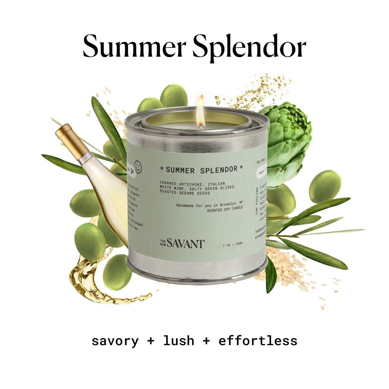 Information related to The New Savant Summer Splendor Candle