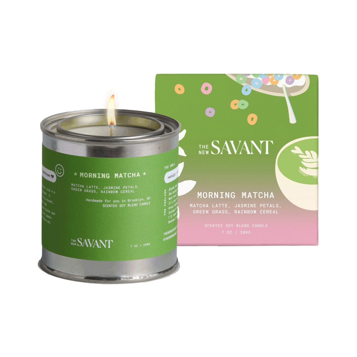 The New Savant Morning Matcha Candle main image