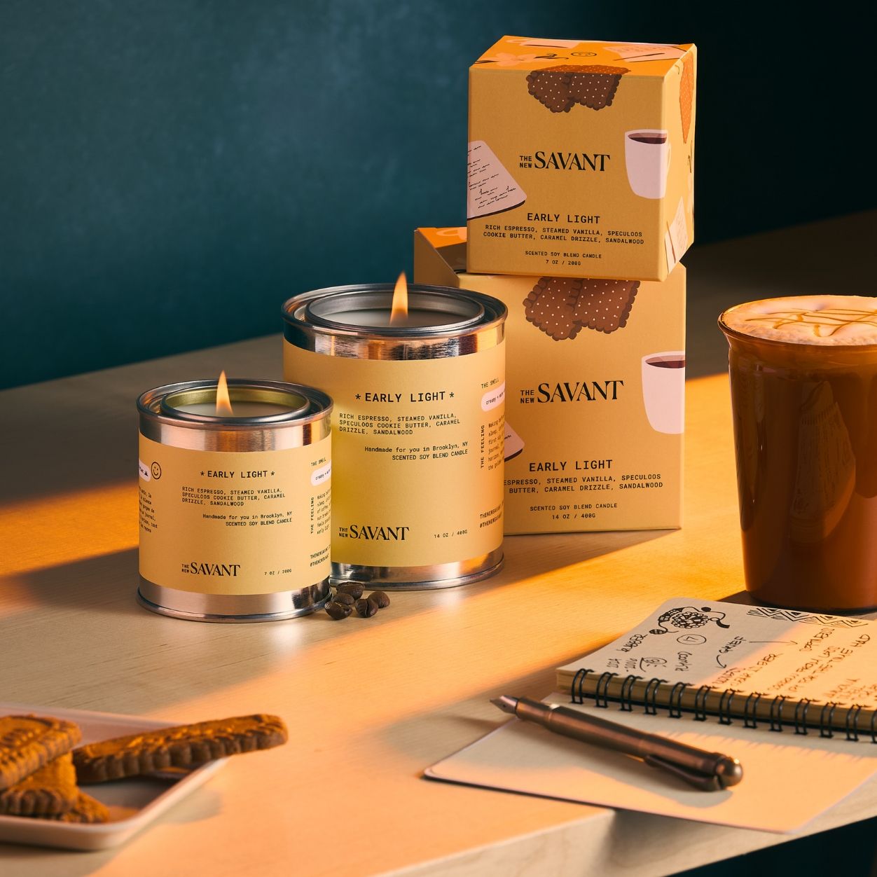 Lifestyle image of The New Savant Early Light Candle
