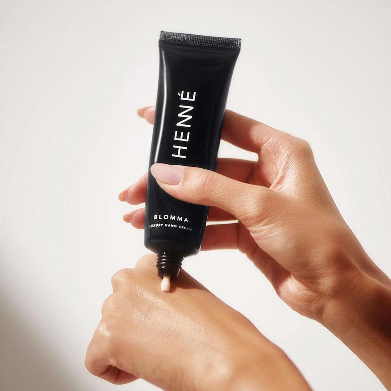 Lifestyle image of Henne Organics Blomma Luxury Hand Cream