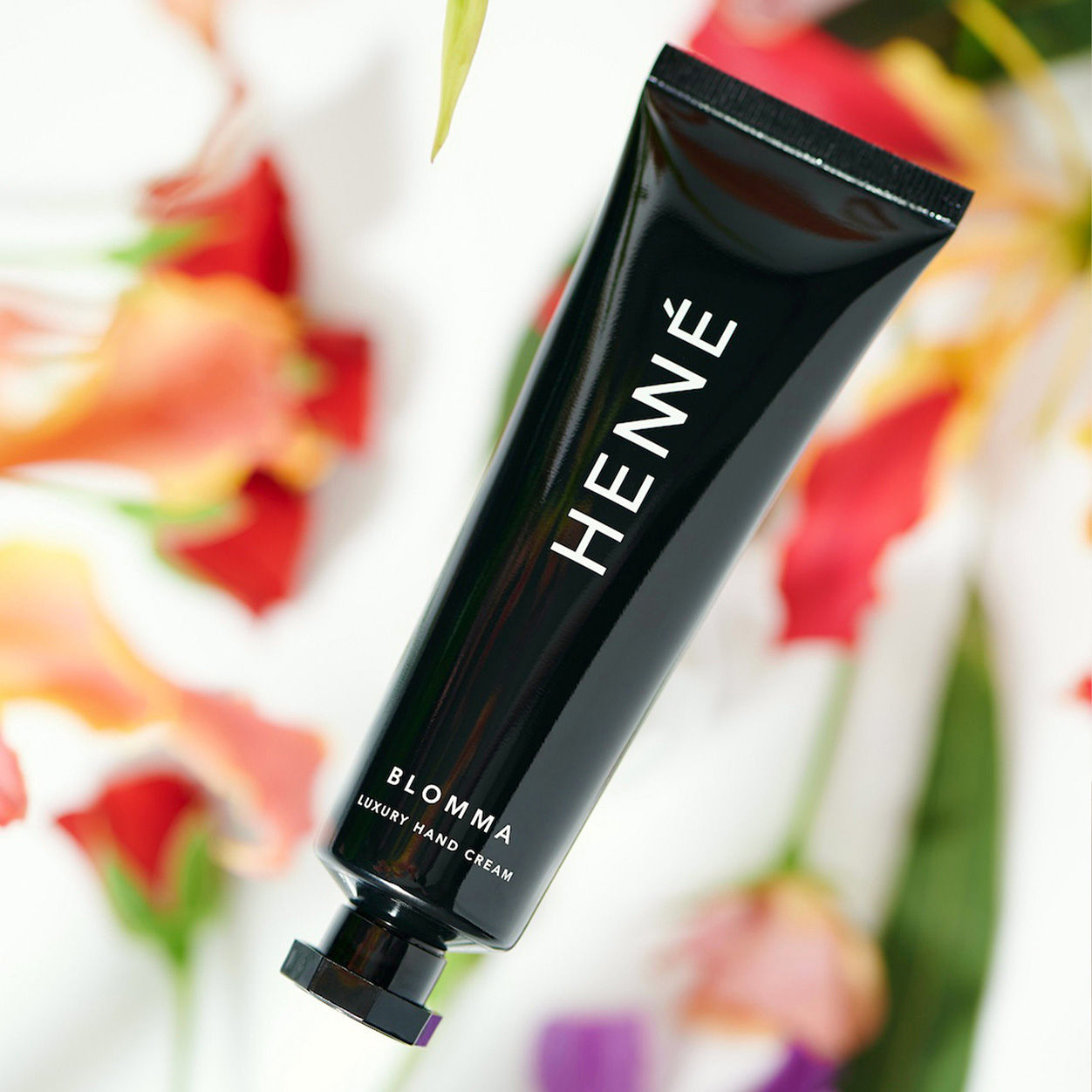 Lifestyle image of Henne Organics Blomma Luxury Hand Cream