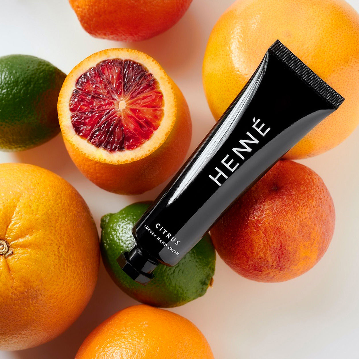 Lifestyle image of Henne Organics Citrus Luxury Hand Cream