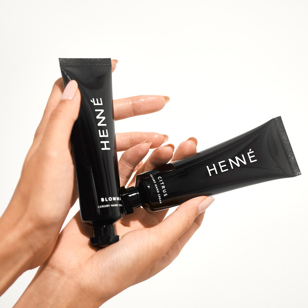 Lifestyle image of Henne Organics Citrus Luxury Hand Cream