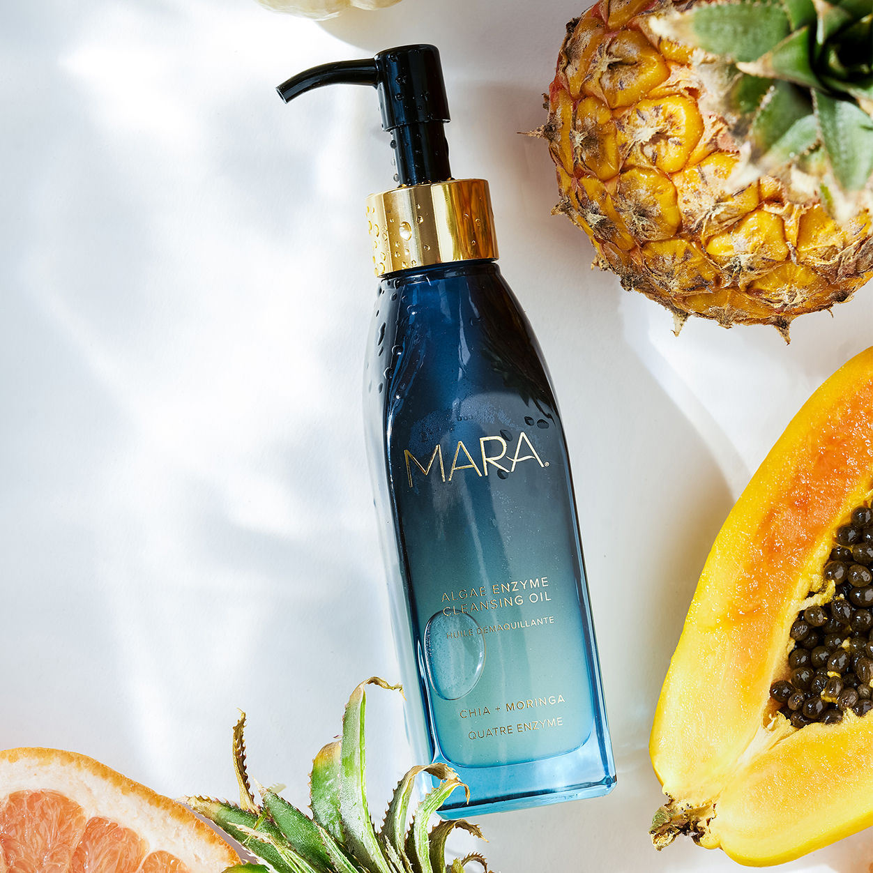 Lifestyle image of Mara Algae Enzyme Cleansing Oil