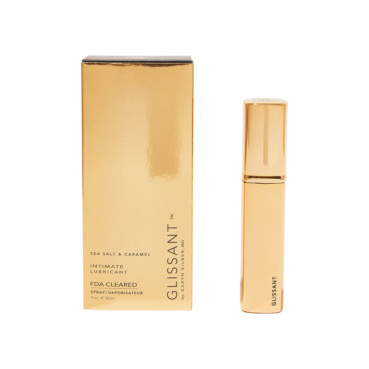 Image of the Glissant Sea Salt and Caramel Intimate Lubricant box