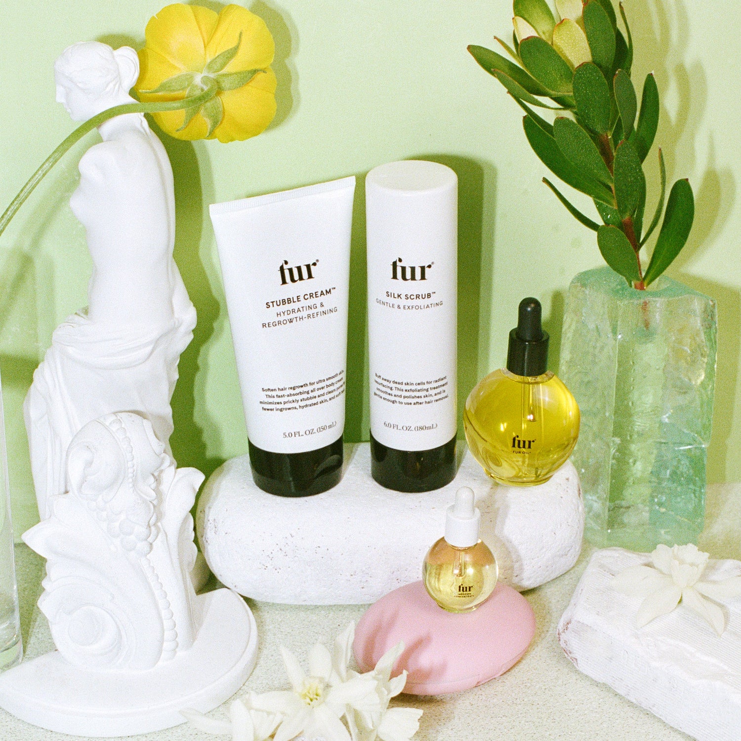 Lifestyle image of Fur Silk Scrub