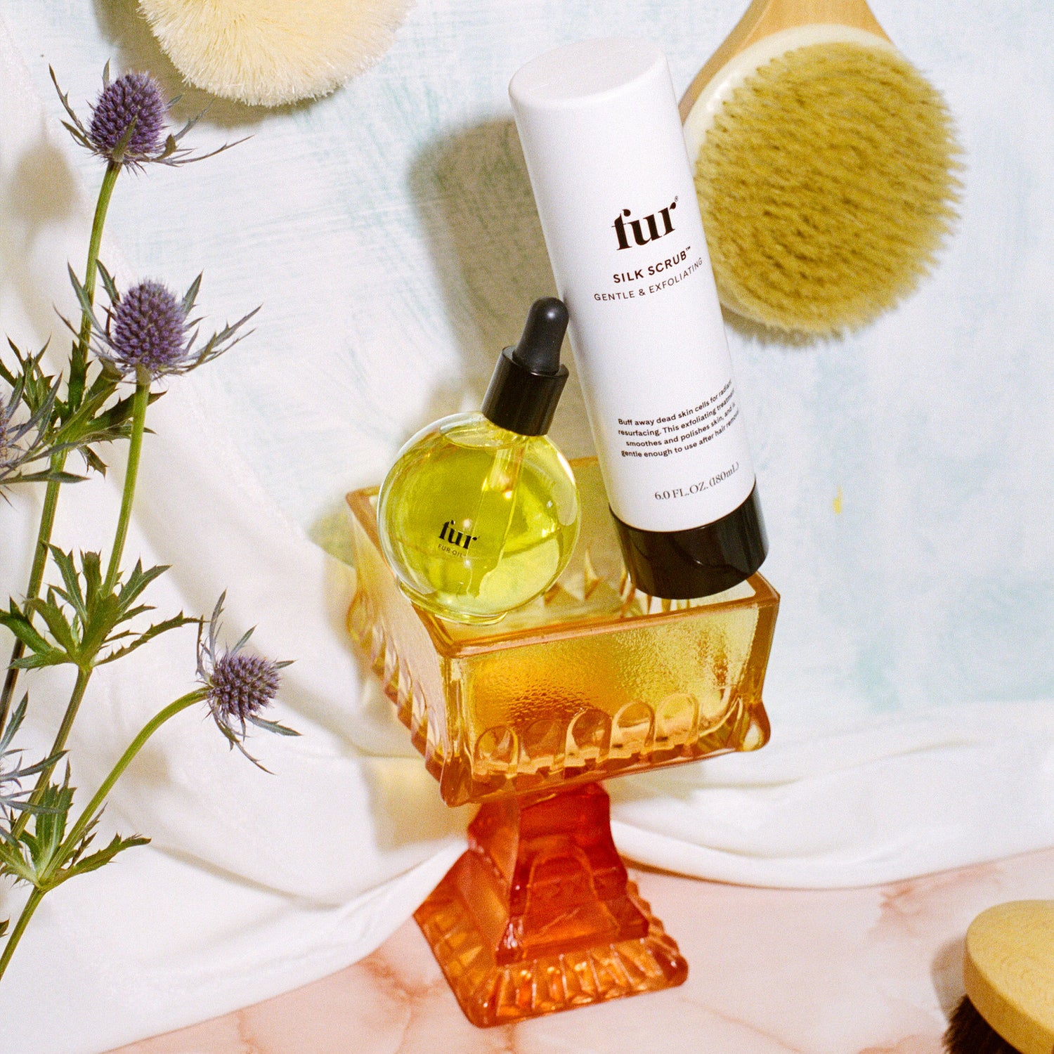 Lifestyle image of Fur Silk Scrub