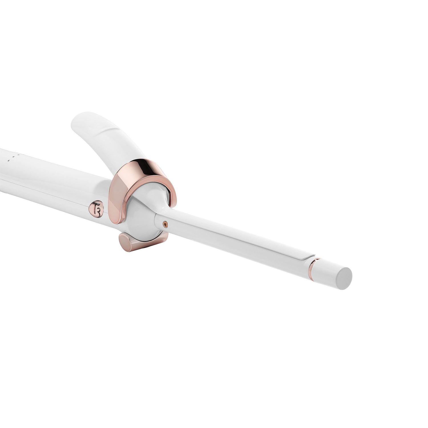 Image of an open T3 SinglePass Curl 0.5in Professional Curling Iron