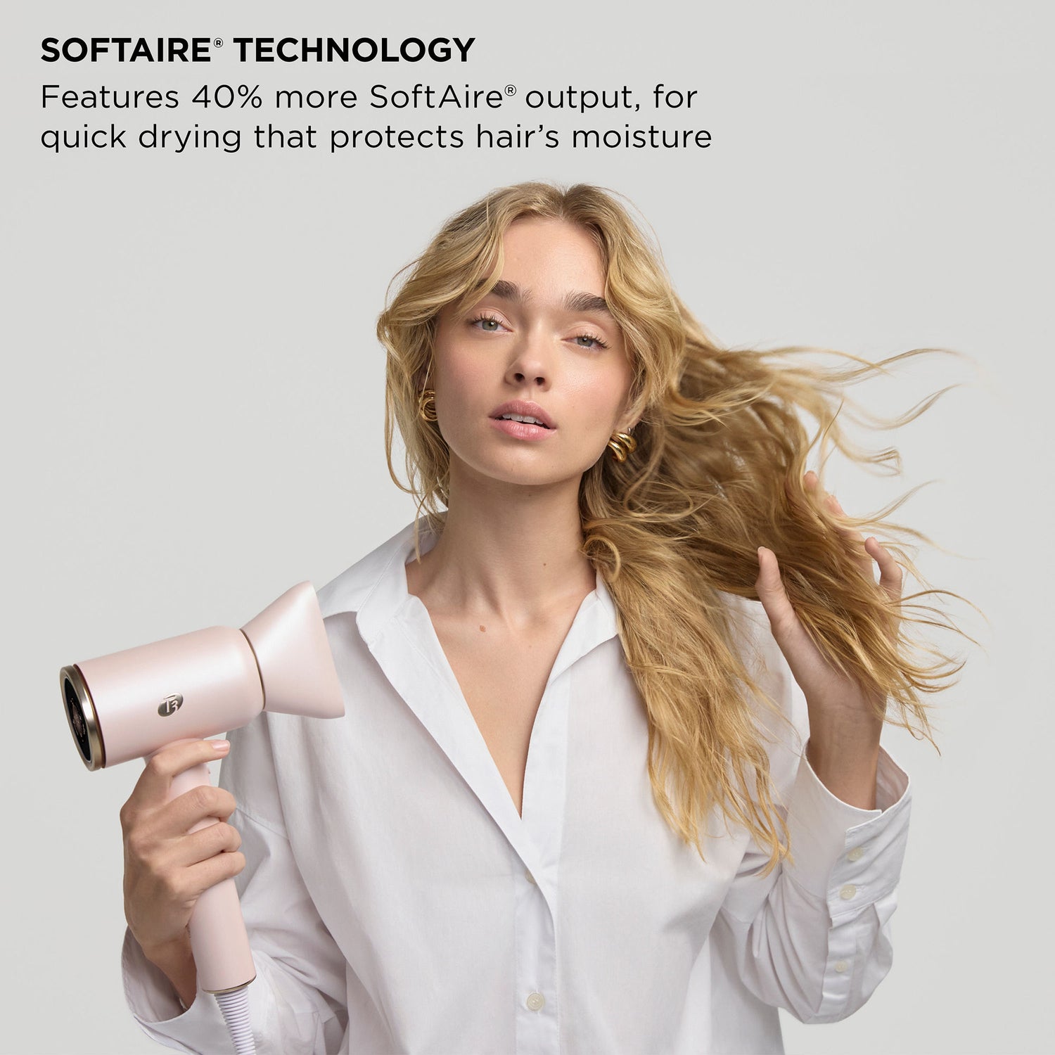 An arm swatch of T3 Aire IQ Intelligent Hair Dryer