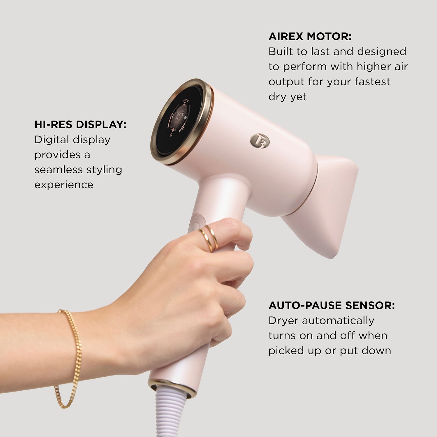 Model image of T3 Aire IQ Intelligent Hair Dryer