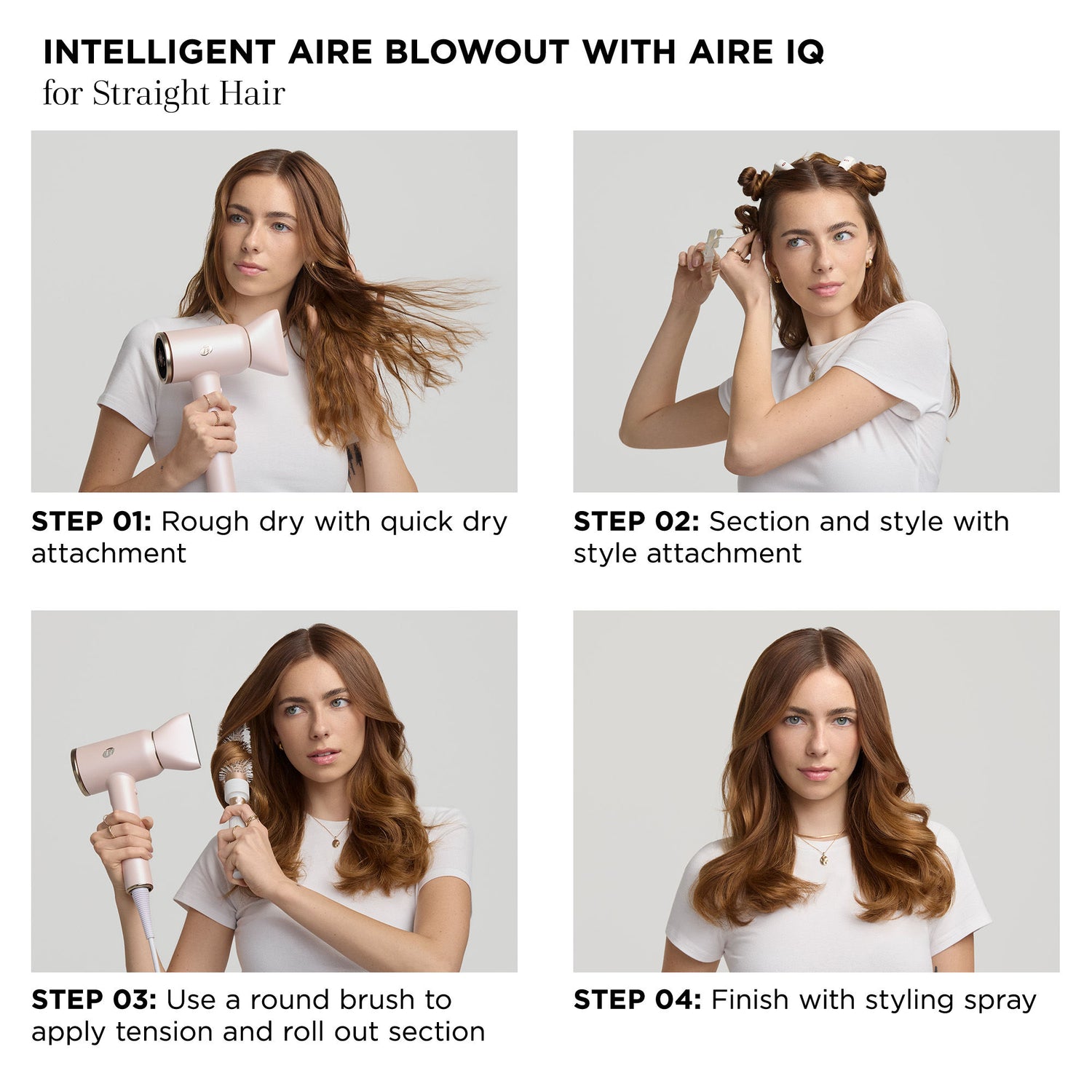 Lifestyle image of T3 Aire IQ Intelligent Hair Dryer