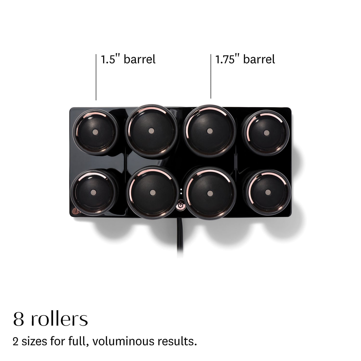Top-view image of T3 Volumizing Hot Rollers Luxe