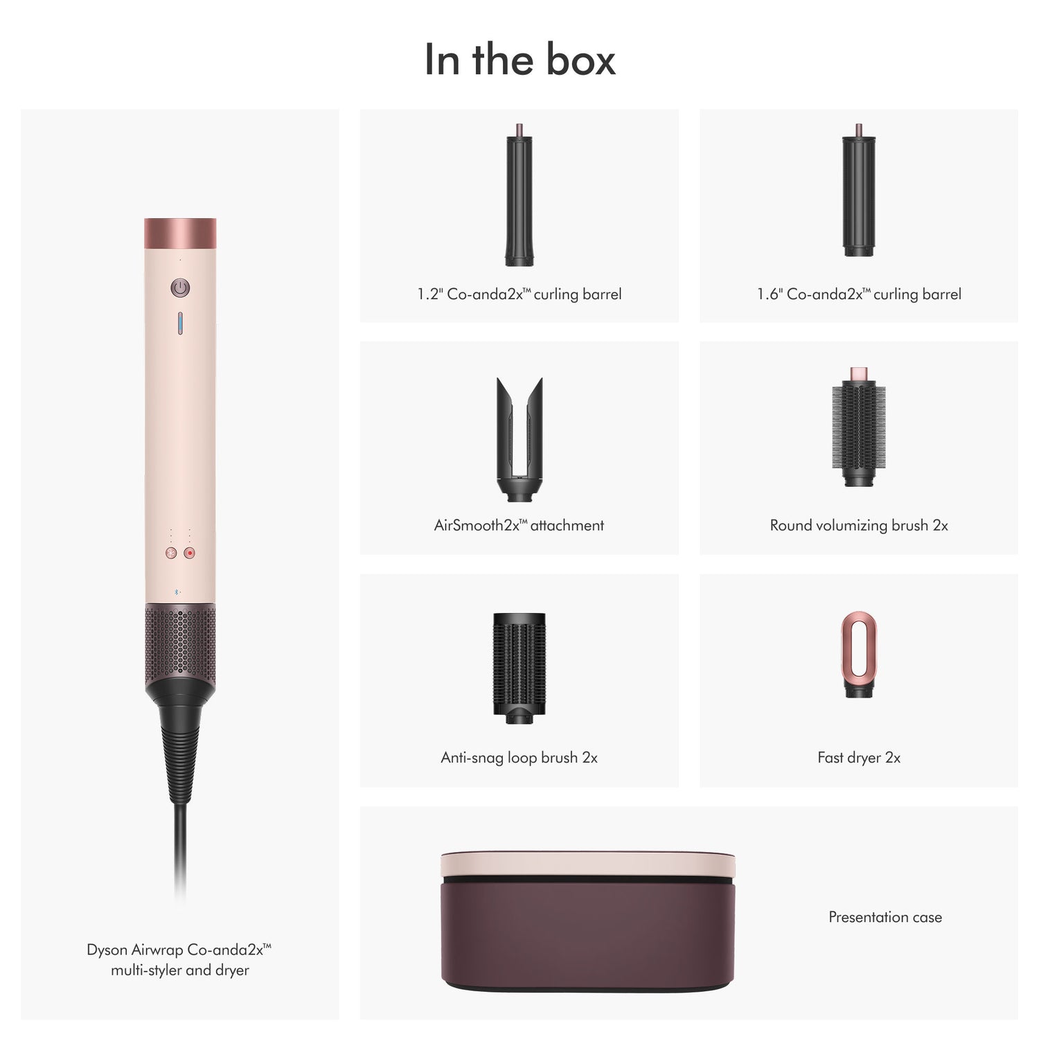 Image of product in the same collection as Dyson Airwrap Co-anda2x Multi-Styler and Dryer Straight+Wavy