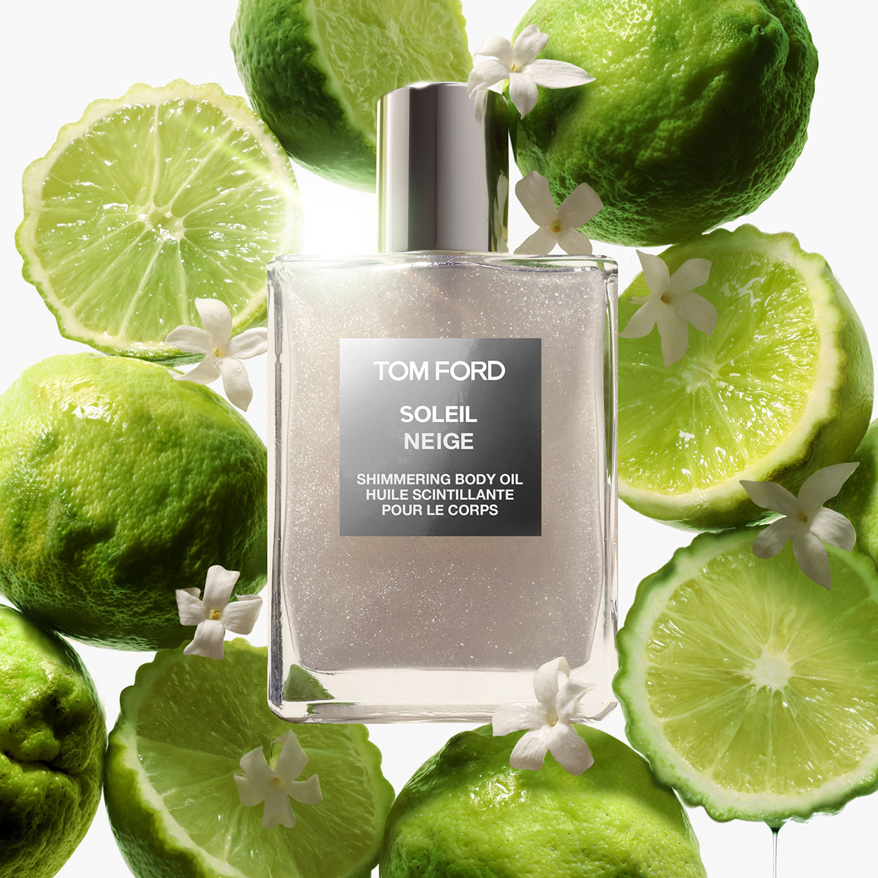 Lifestyle image of Tom Ford Soleil Neige Shimmering Body Oil