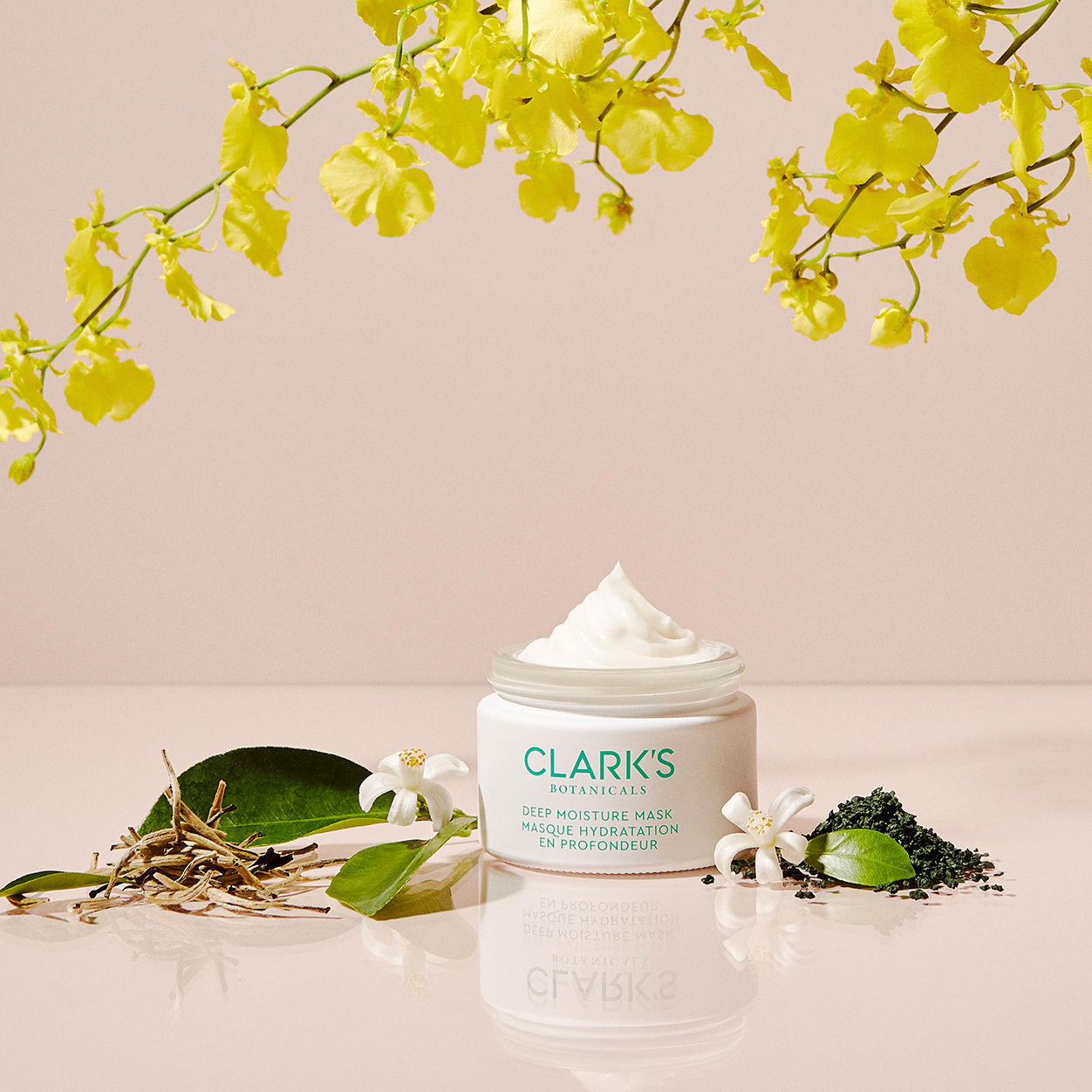 Lifestyle image of Clark’s Botanicals Deep Moisture Mask