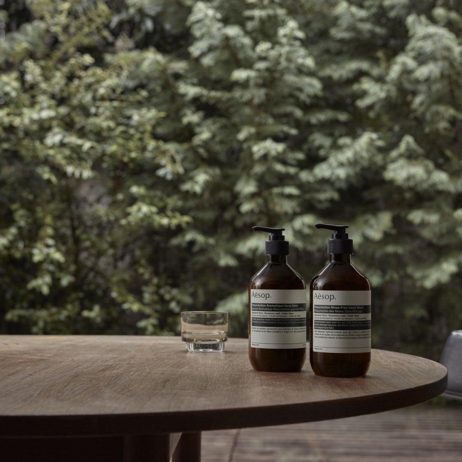 Lifestyle image of Aesop Resurrection Rinse-Free Hand Wash