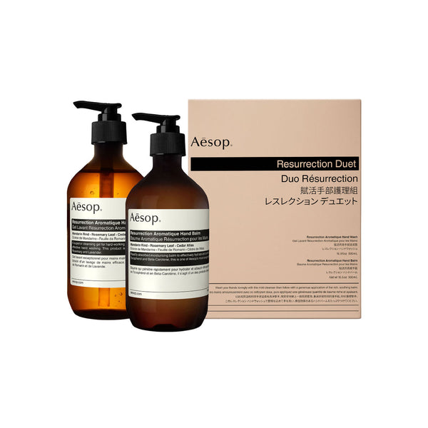 Aesop Resurrection Duet 2本（ハンドソープ、クリーム） Aesop Resurrection Duet – Aesop – bluemercury