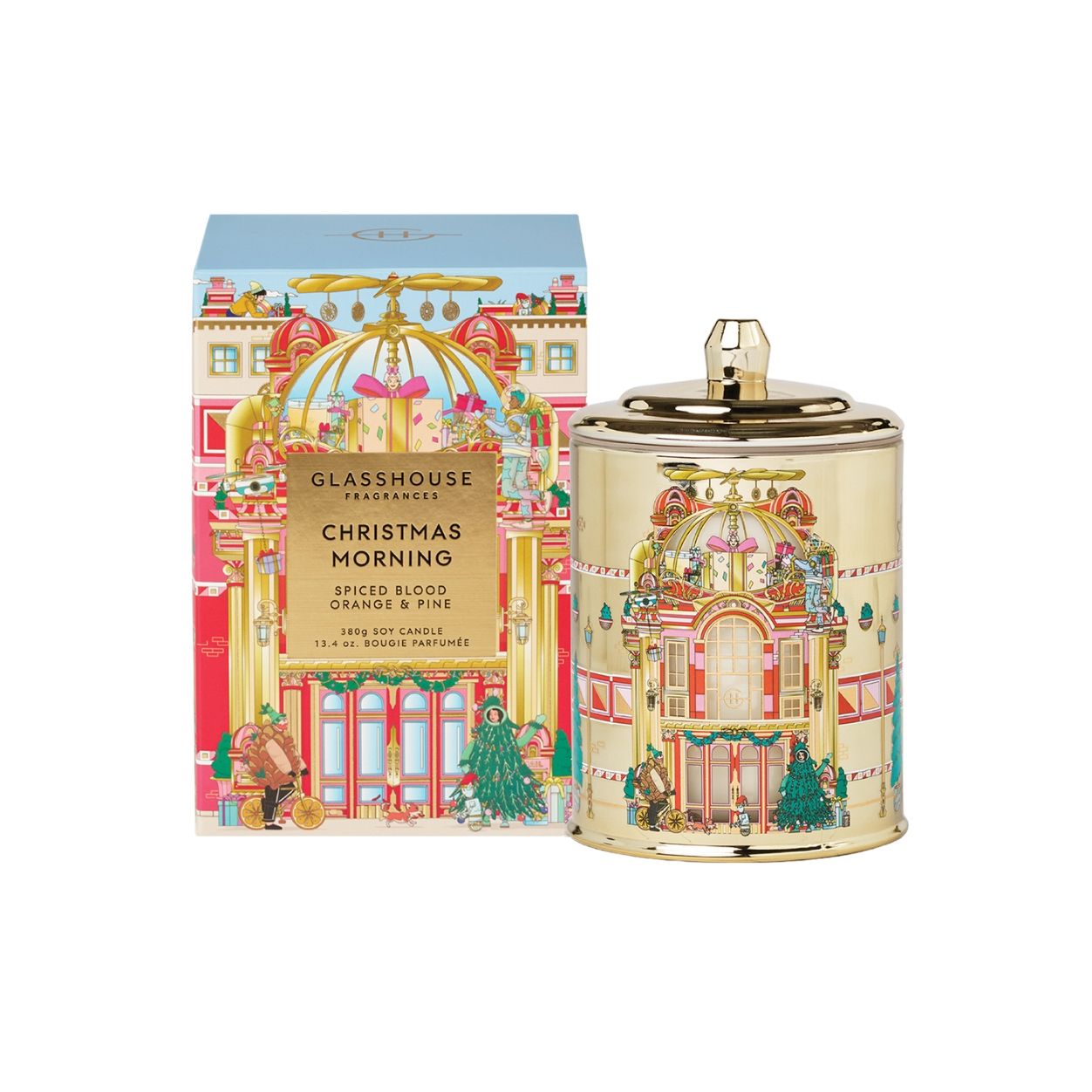 Glasshouse Fragrances Christmas Morning Candle (Limited Edition) main image