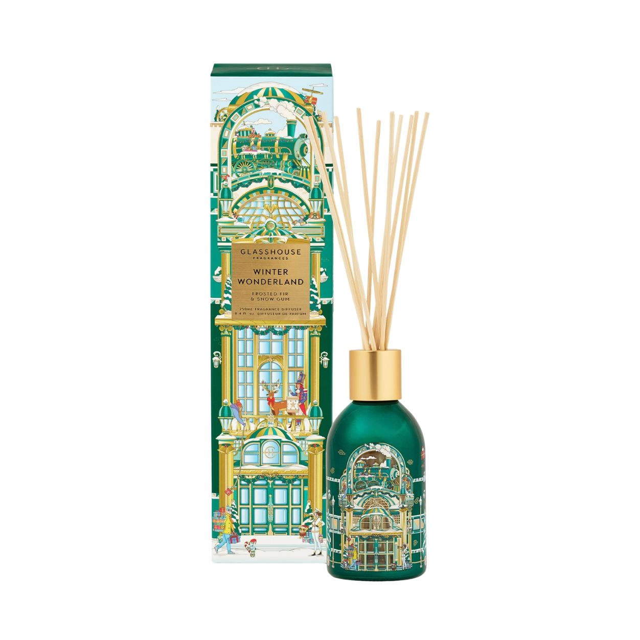 Glasshouse Fragrances Winter Wonderland Diffuser (Limited Edition) main image