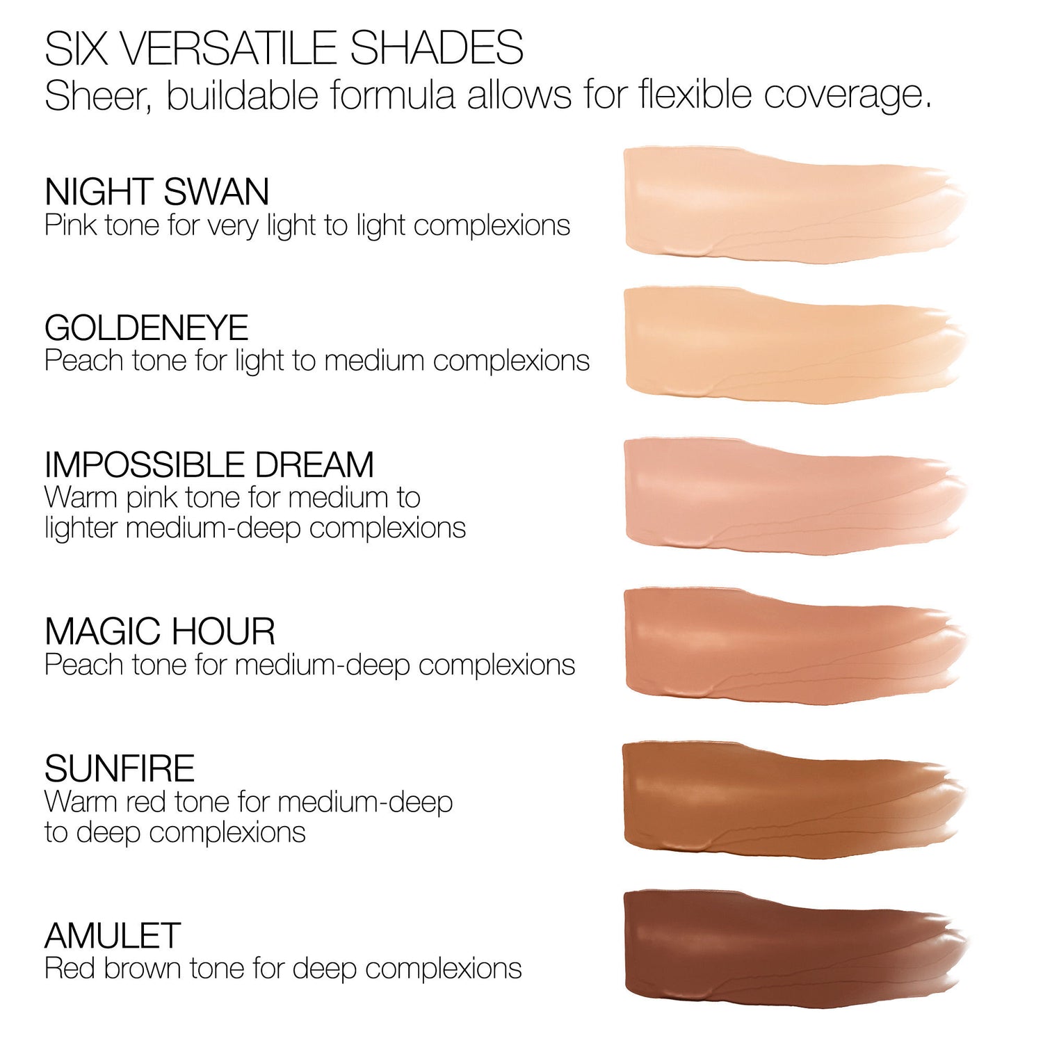 A shade comparison of Nars Light Reflecting Eye Brightener variant: Magic Hour