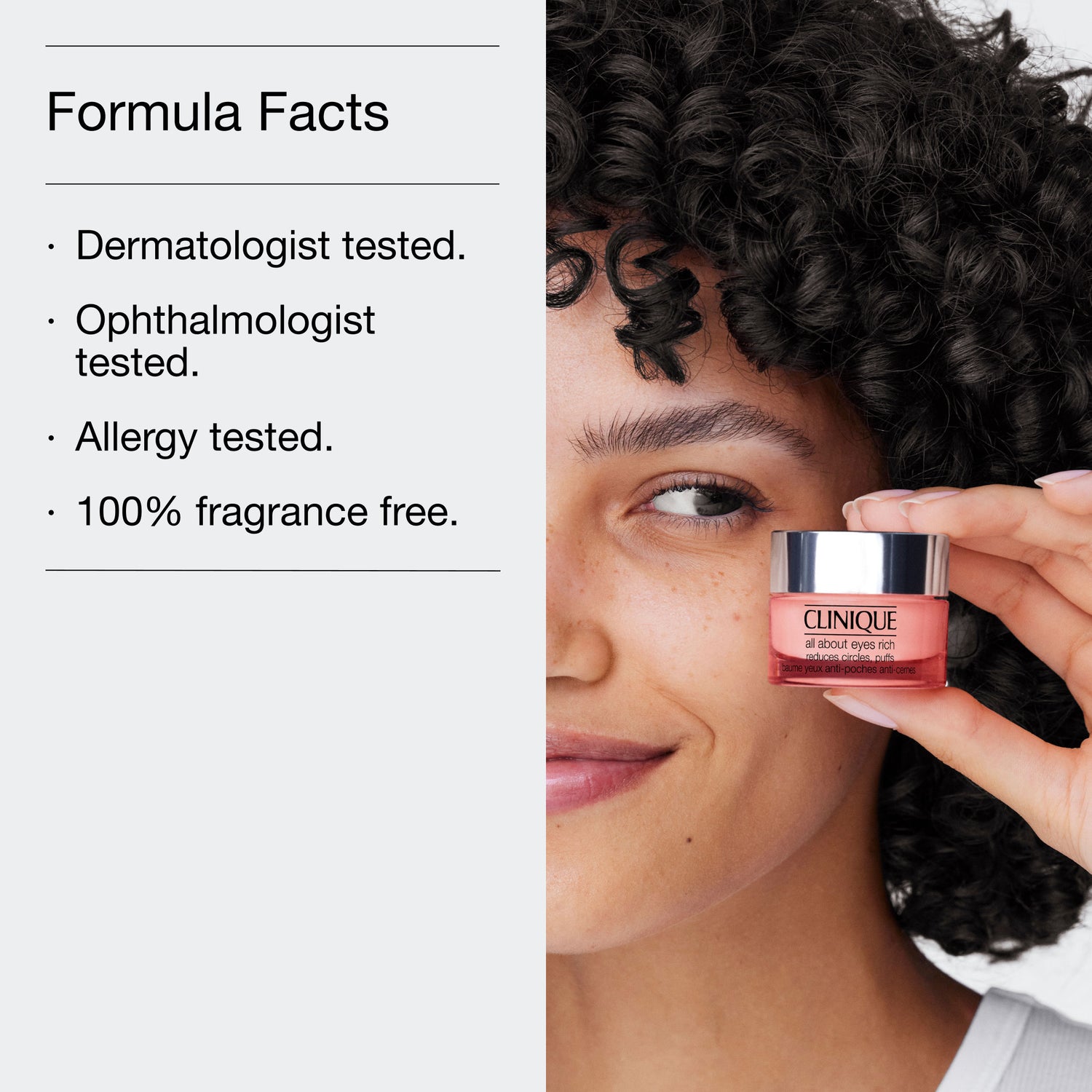 Model image of Clinique All About Eyes variant: .5 oz