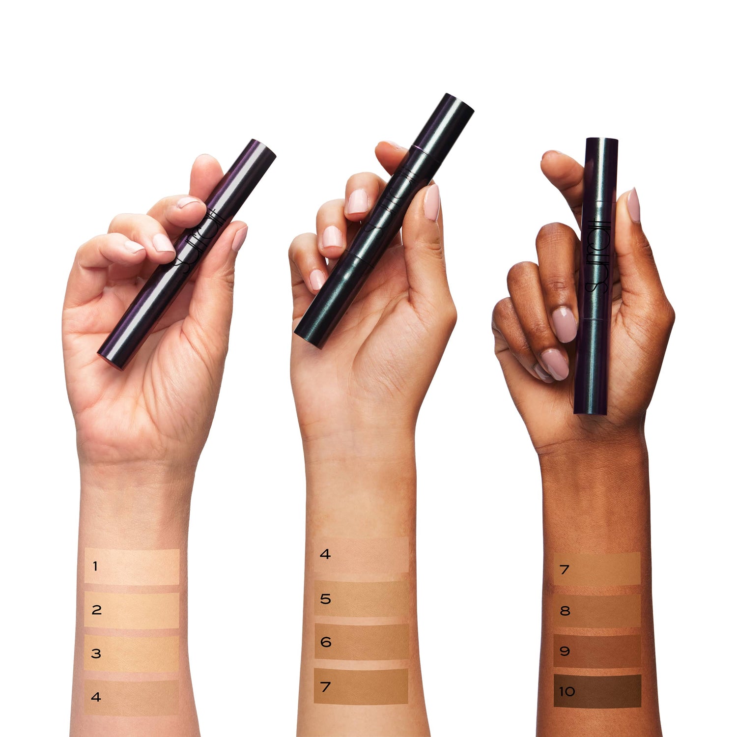An arm swatch of Surratt Dew Drop Concealer variant: 9 - Chocolate
