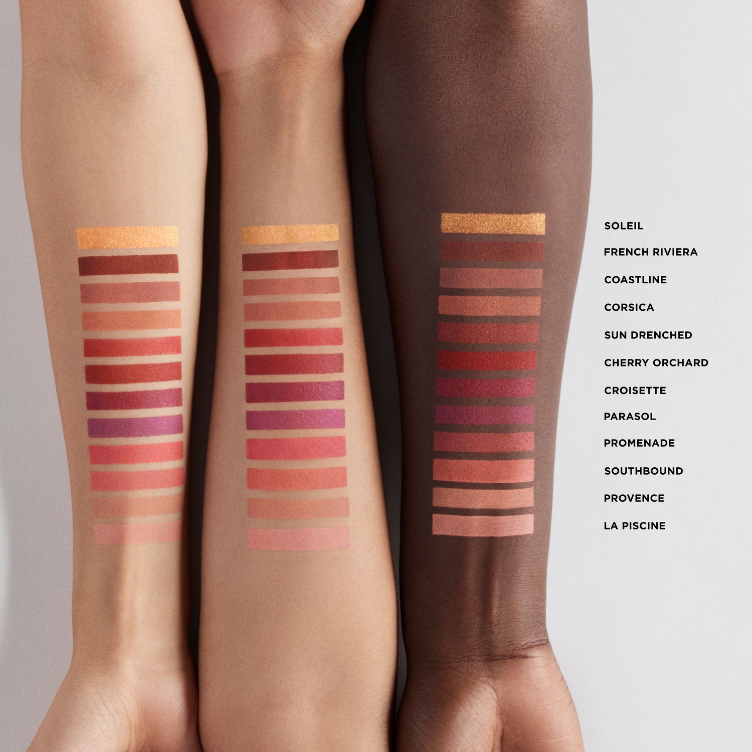 Group swatch image of Laura Mercier Tinted Moisturizer Blush