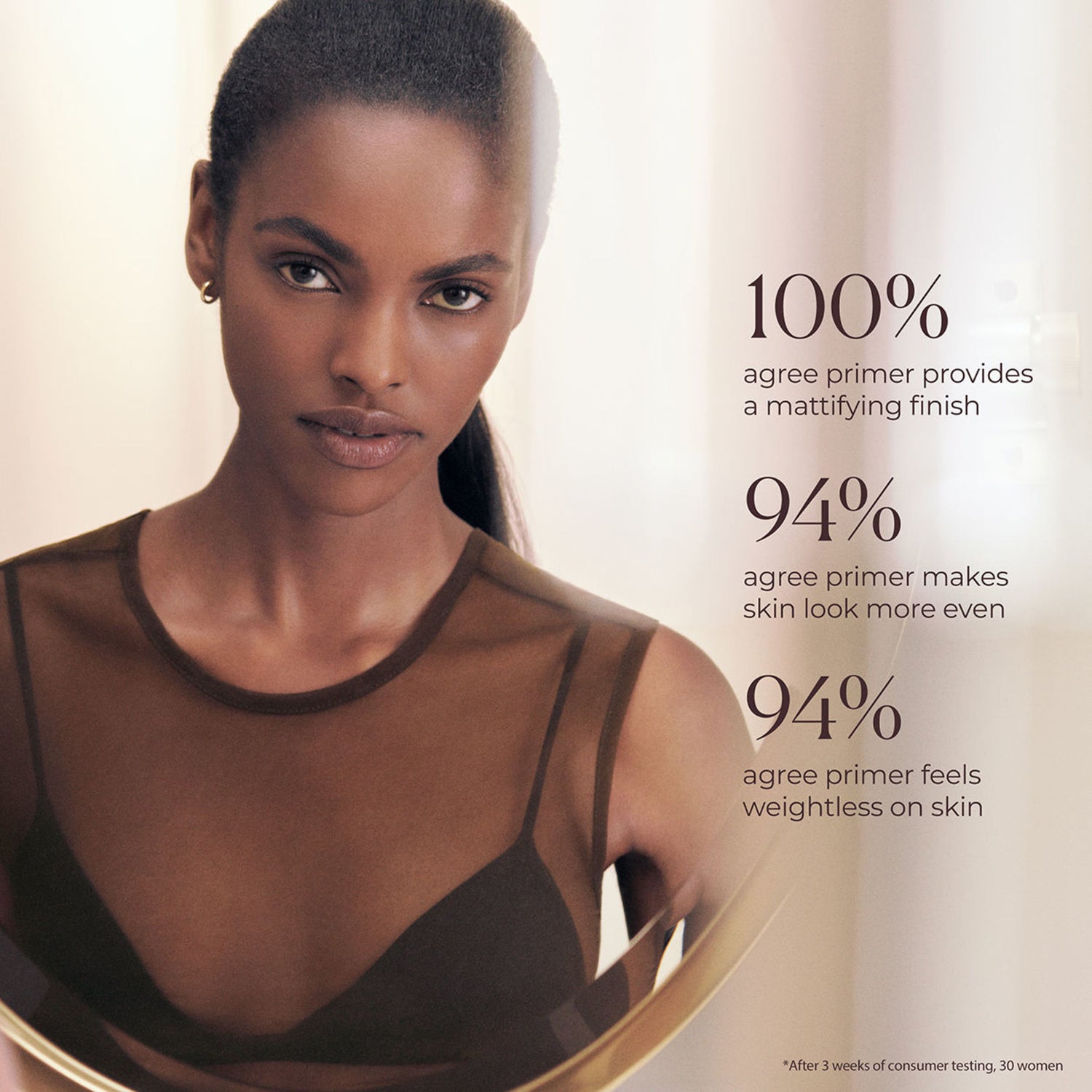 Laura Mercier Pure Canvas Primer Blurring infographics image .