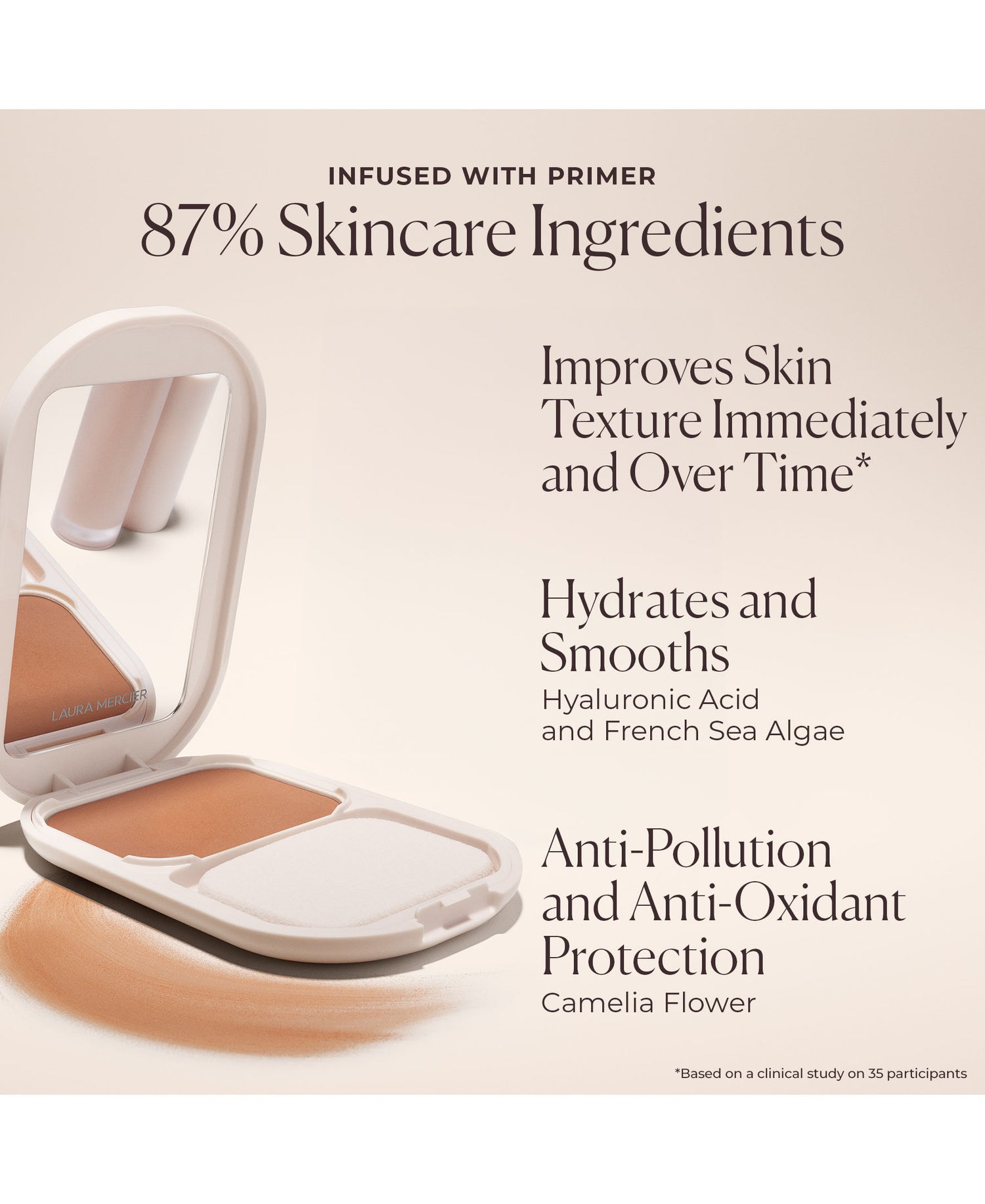 Image of product in the same collection as Laura Mercier Real Flawless Feather Matte Powder Foundation