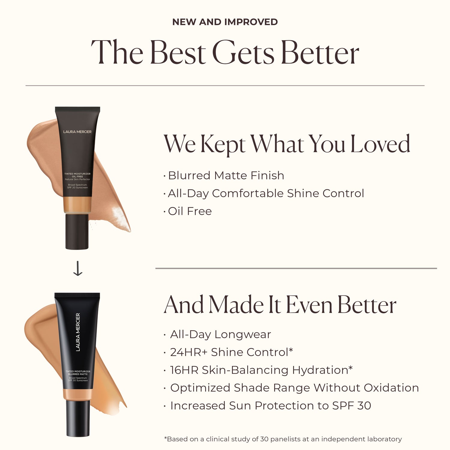 Lifestyle image of Laura Mercier Tinted Moisturizer Blurred Matte Oil Free Broad Spectrum SPF 30 variant: 4N Teak