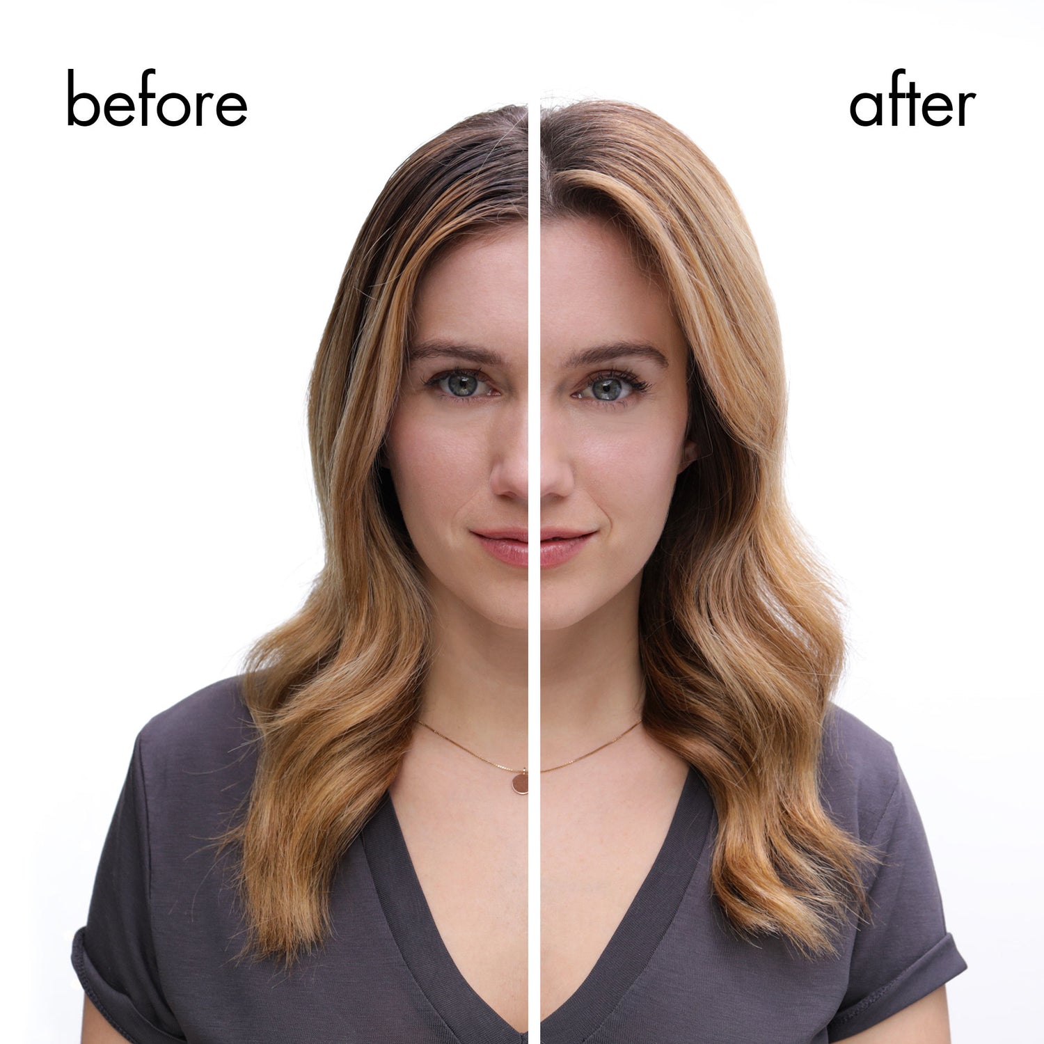Before and after results of using Klorane Dry Shampoo With Oat Milk variant: 1 oz