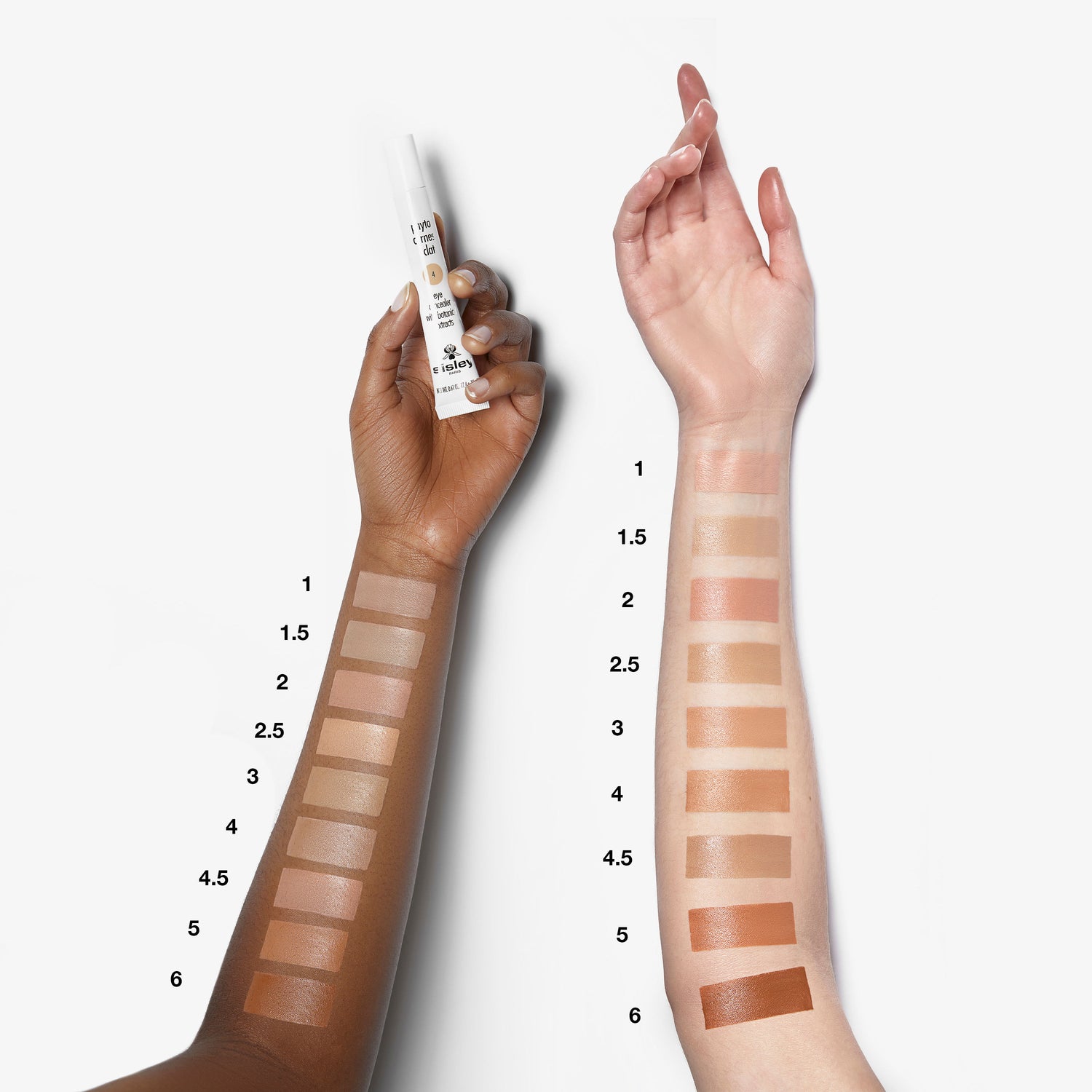 An arm swatch of Sisley Paris Phyto-Cernes Eclat Eye Concealer variant: 1