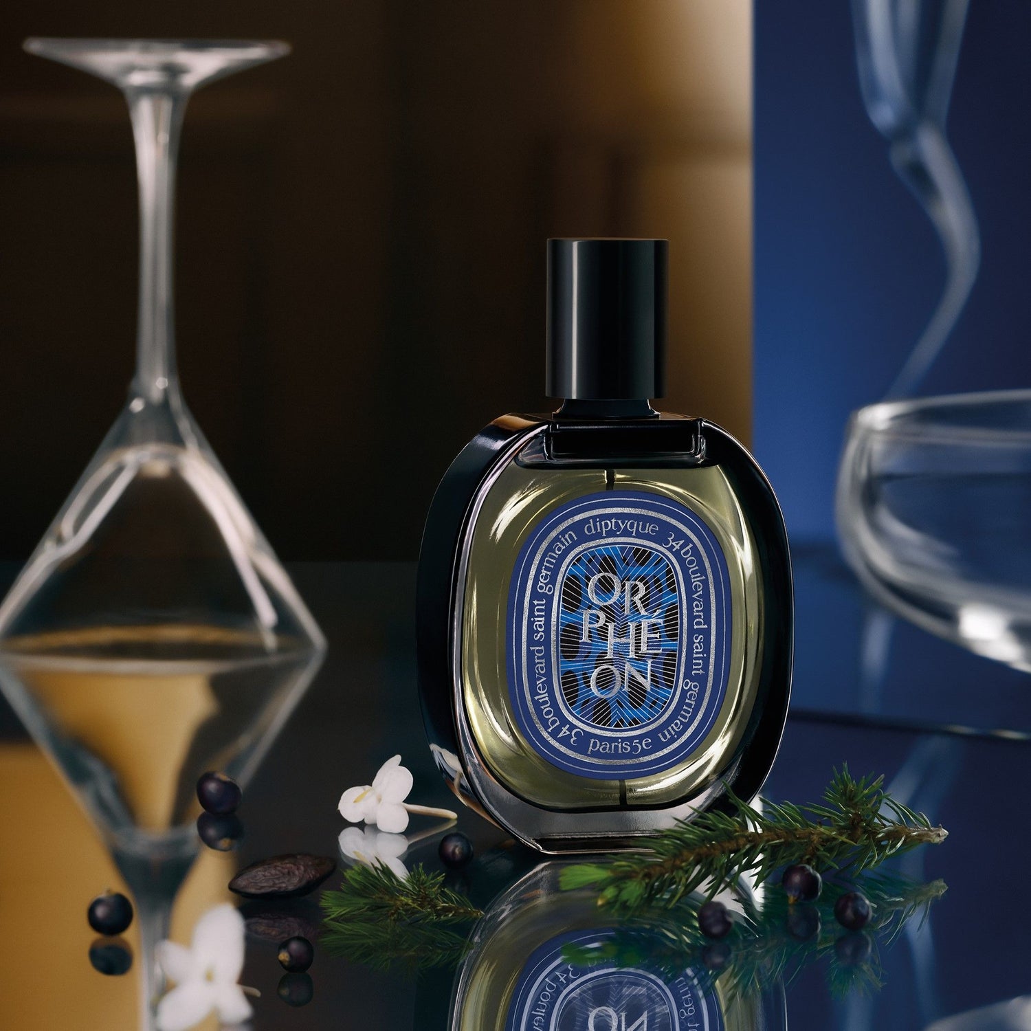 Lifestyle image of Diptyque Orphéon Eau de Parfum (Limited Edition) variant: 2.5 fl oz