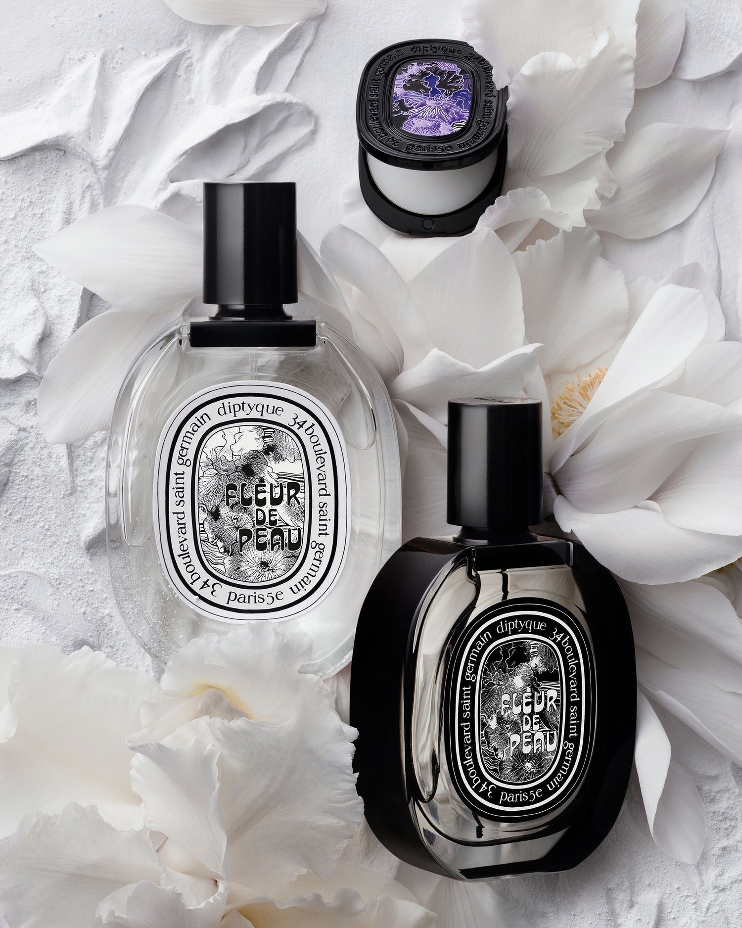 Lifestyle image of Diptyque Fleur de Peau Eau de Toilette variant: 3.4 fl oz