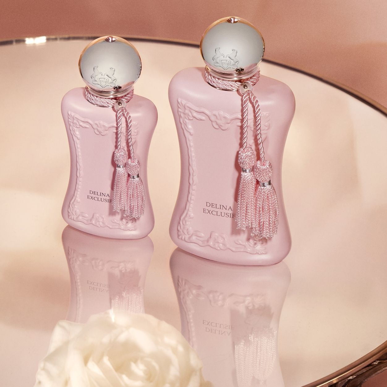 Lifestyle image of Parfums de Marly Delina Exclusif Parfum variant: 1.01 fl oz