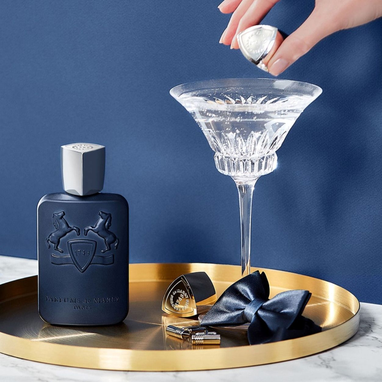 Lifestyle image of Parfums de Marly Layton Eau de Parfum variant: 2.5 fl oz