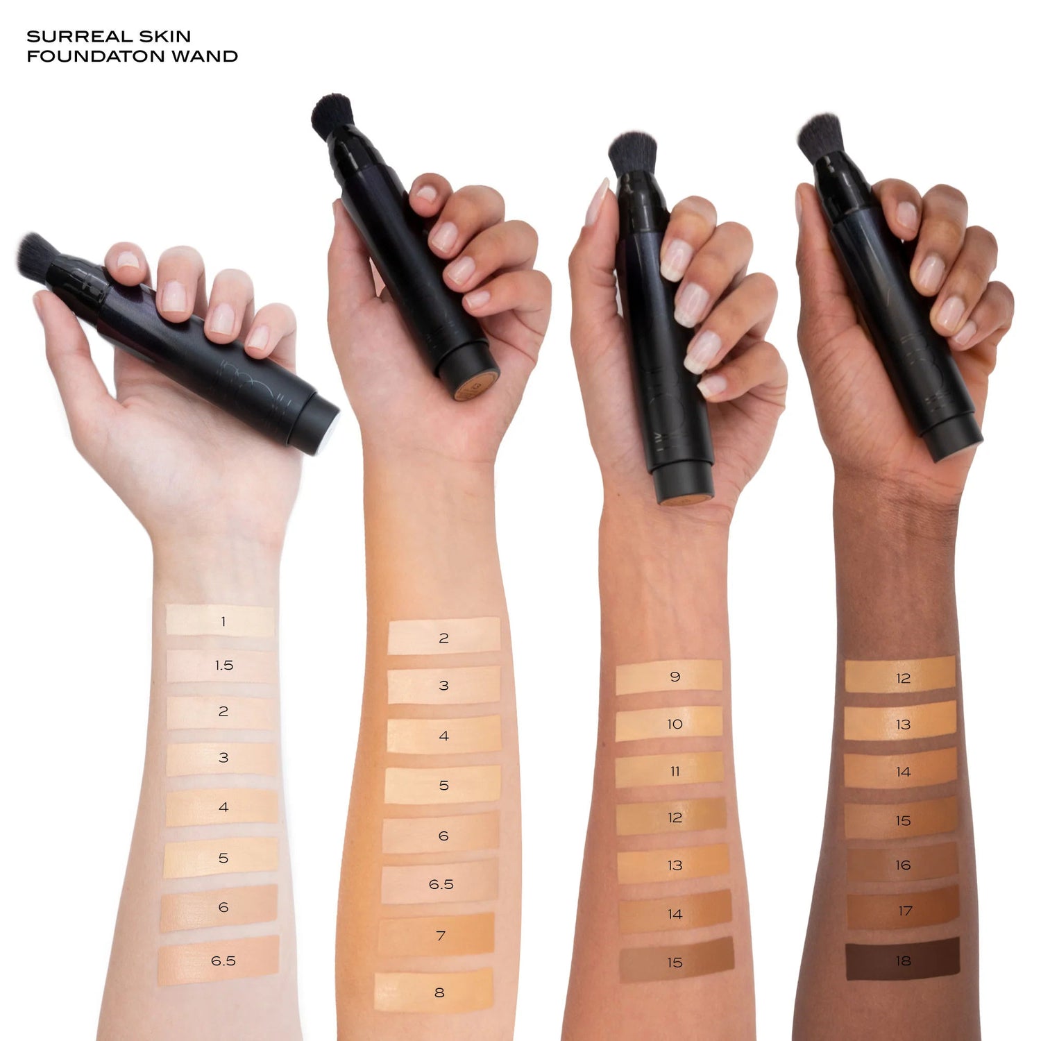 An arm swatch of Surratt Surreal Skin Foundation Wand Refill