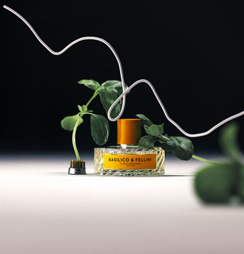 Lifestyle image of Vilhelm Parfumerie Basilico and Fellini Eau de Parfum