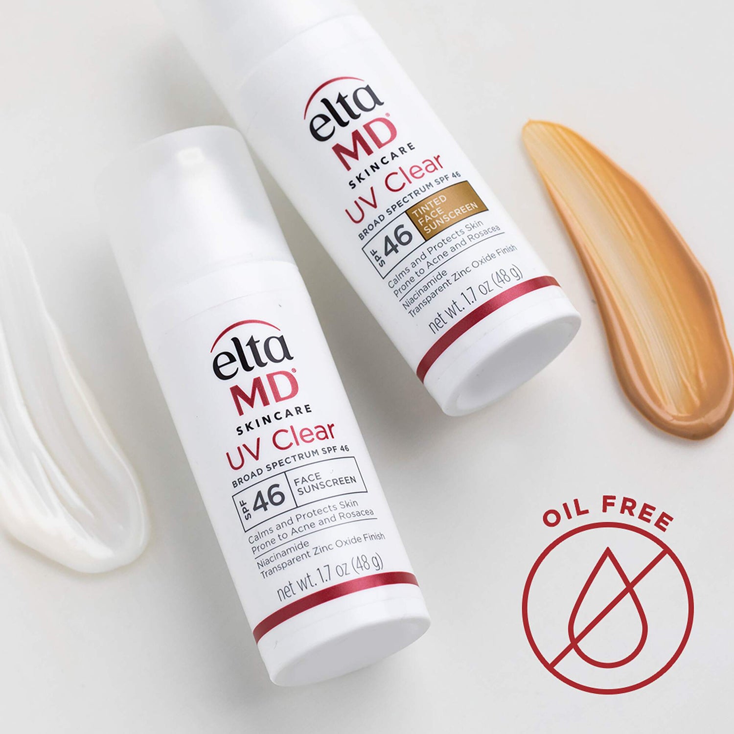 Information related to EltaMD UV Clear Tinted Broad-Spectrum Facial Sunscreen SPF 46