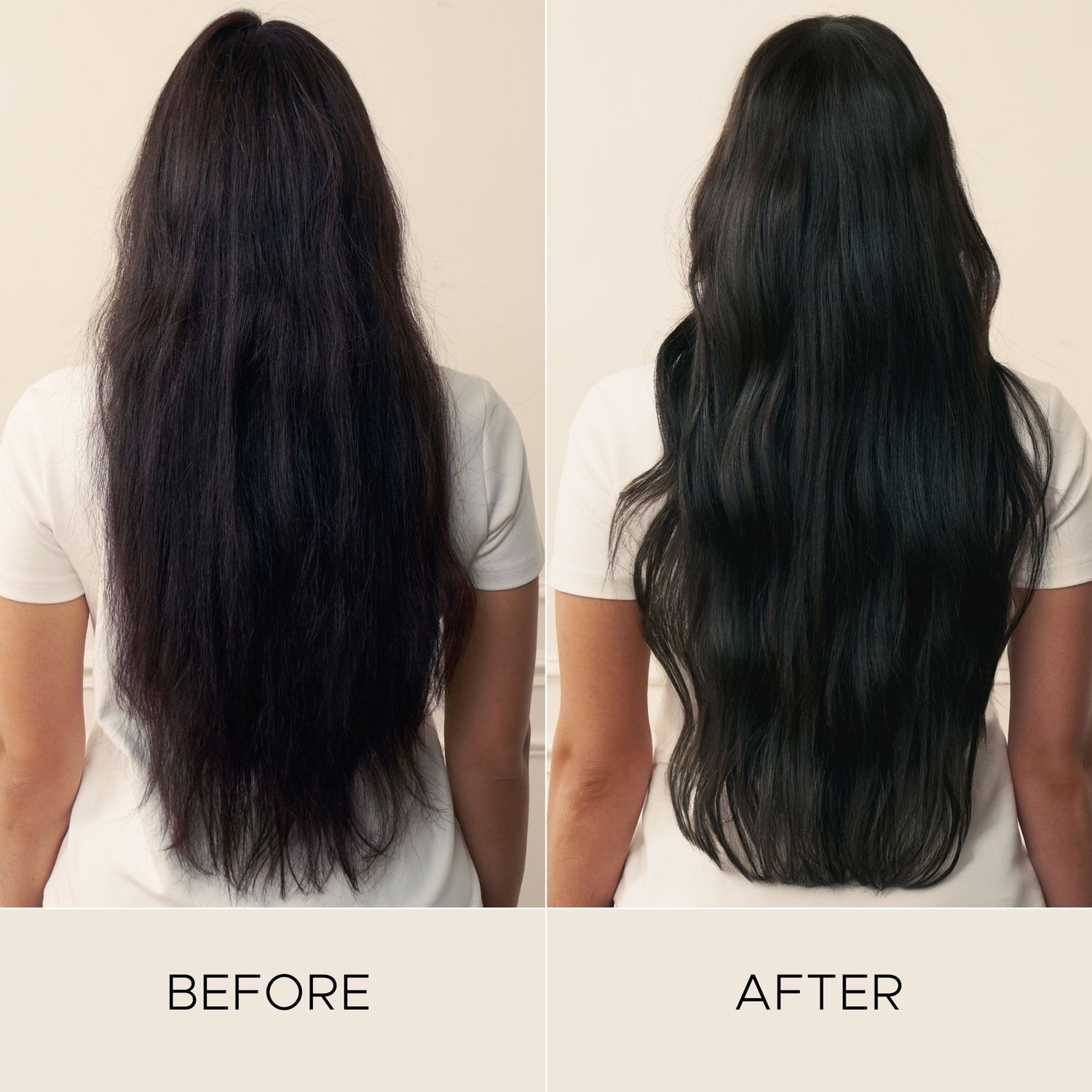 Before and after results of using Christophe Robin Regenerating Mask With Rare Prickly Pear Seed Oil