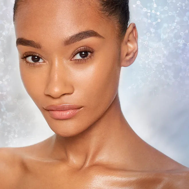 Model image of Charlotte Tilbury Invisible UV Flawless Poreless Primer SPF 50 variant: 1 oz