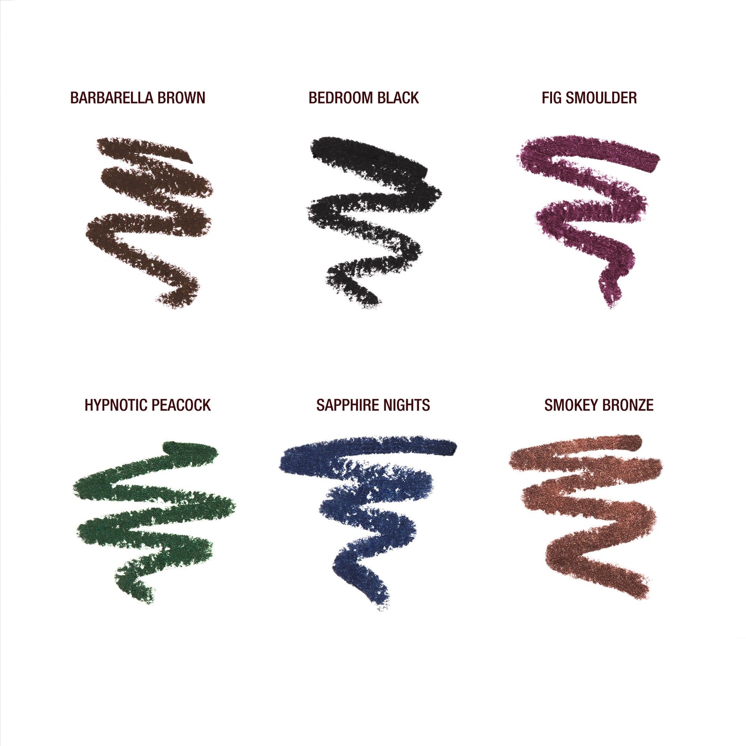 An arm swatch of Charlotte Tilbury Rock N Kohl Eyeliner variant: Barbarella Brown