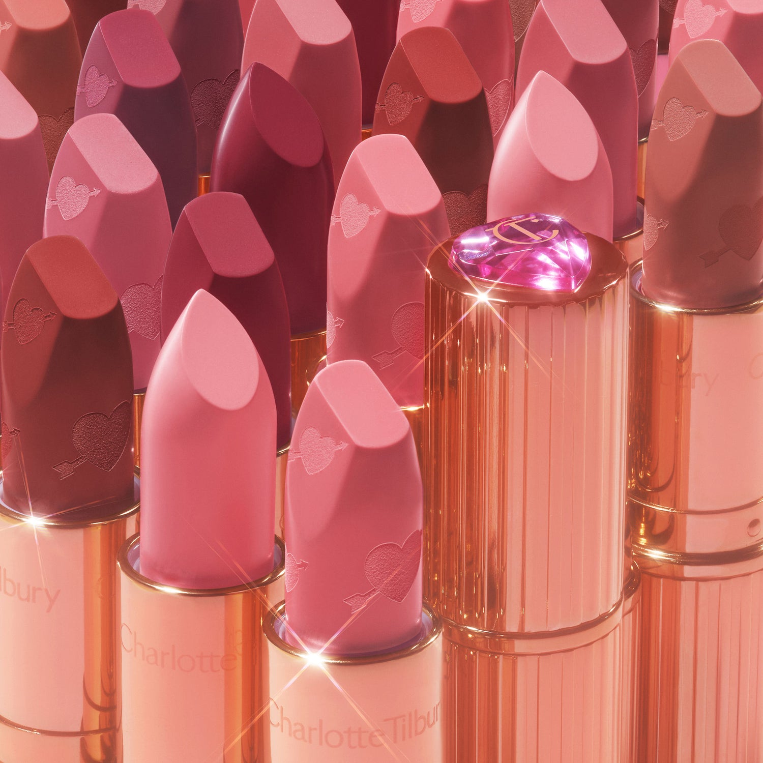 Lifestyle image of Charlotte Tilbury Pillow Talk Love Effect Lipstick